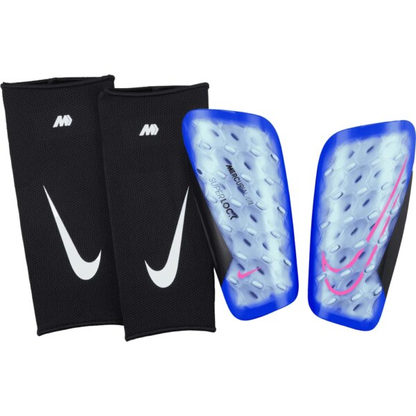 Nike-Nike-Mercurial-Lite-SuperLock-Schienbeinschoner-racer-blue-blau Nike - Nike Mercurial Lite SuperLock Schienbeinschoner racer blue