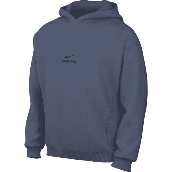 Nike - Nike Pro Hoodie diffused blue