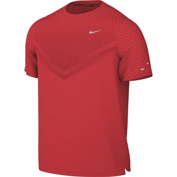 Nike-Nike-Stride-Dri-Fit-Adv-T-Shirt-lt-crimson-rot Nike - Nike Stride Dri-Fit Adv T-Shirt lt crimson