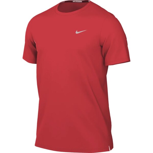 Nike-Nike-Miler-Dri-Fit-UV-T-Shirt-lt-crimson-rot Nike - Nike Miler Dri-Fit UV T-Shirt lt crimson