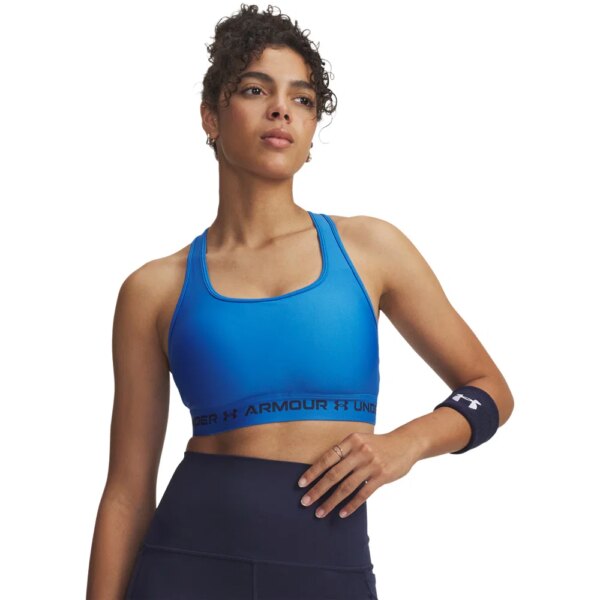 Under-Armour-Crossback-Mid-Sport-BH-blue-atlantis-blau Under - Armour Crossback Mid Sport BH blue atlantis