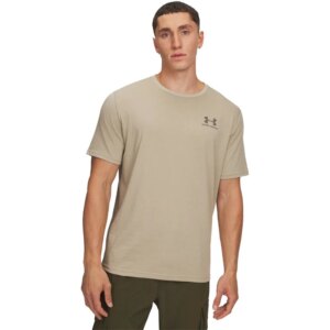 Under - Armour Sportstyle T-Shirt mit Logo beige