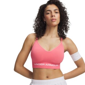 Under - Armour Vanish Seamless Low Sport BH bittersweet pink