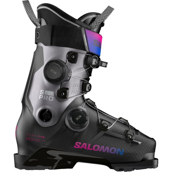 Salomon-SPro-Supra-Dual-BOA®-115W-Alpin-Skischuhe-schwarz-schwarz Salomon - Salomon S/Pro Supra Dual BOA® 115W schwarz