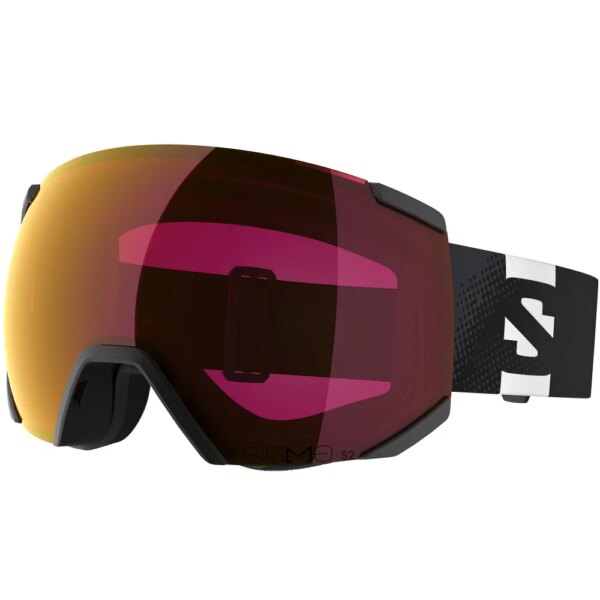 Salomon-Salomon-Radium-Sigma-Skibrille-schwarz-schwarz Salomon - Salomon Radium Sigma Skibrille schwarz