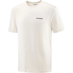 Salomon - Salomon Chest Logo Regular T-Shirt whisper white