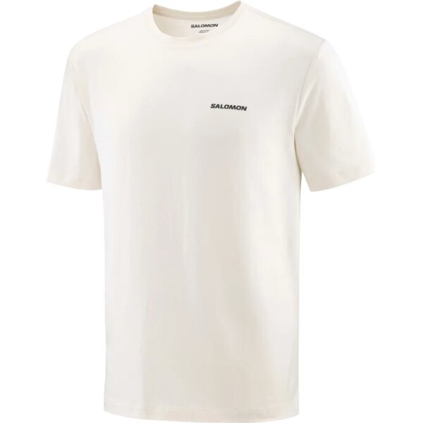 Salomon - Salomon Chest Logo Regular T-Shirt whisper white