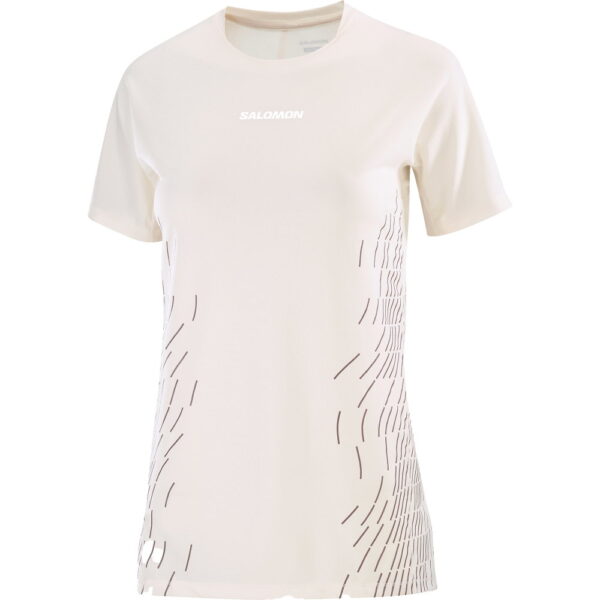 Salomon-Sense-Aero-T-Shirt-whisper-white-weiss Salomon - Salomon Sense Aero T-Shirt whisper white
