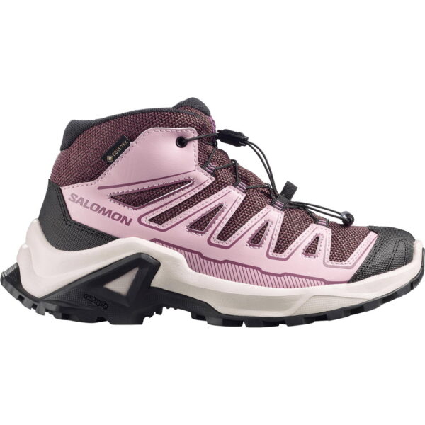 Salomon-Ultra-Mid-GORE-TEX®-J-Wanderschuhe-Kinder-huckleberry-rosapink Salomon - Salomon Ultra Mid GORE-TEX® J Wanderschuhe Kinder huckleberry