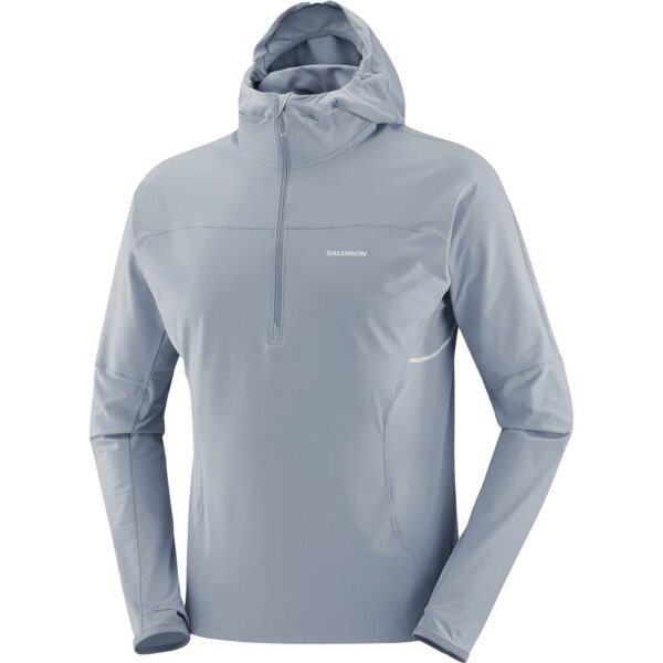Salomon-Salomon-Sense-Aero-Hybrid-Hoodie-trade-winds-blau Salomon - Salomon Sense Aero Hybrid Hoodie trade winds