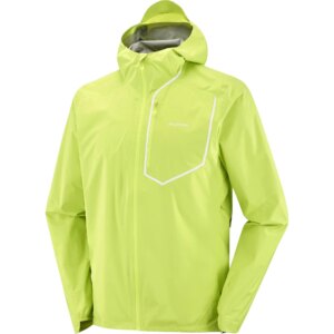 Salomon - Salomon Bonatti Pro Regenjacke acid lime
