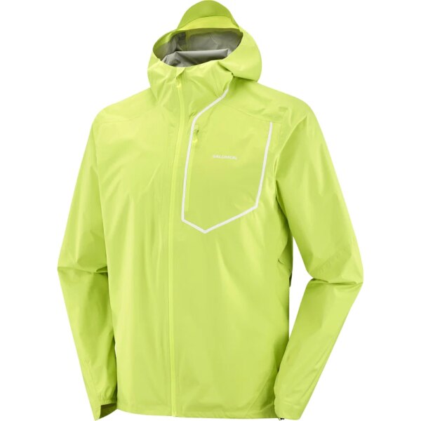 Salomon - Salomon Bonatti Pro Regenjacke acid lime