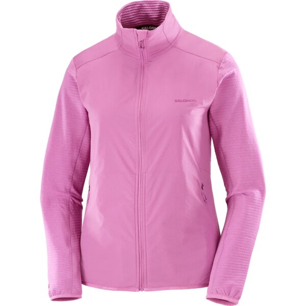 Salomon-Salomon-Essential-Lightwarm-Hybridjacke-iris-orchid-rosapink Salomon - Salomon Essential Lightwarm Hybridjacke iris orchid