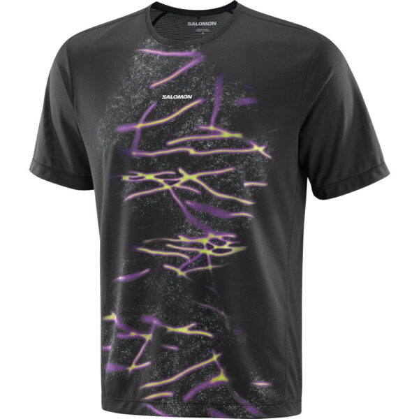 Salomon-Core-SS-T-Shirt-deep-black-schwarz Salomon - Salomon Core SS T-Shirt deep black