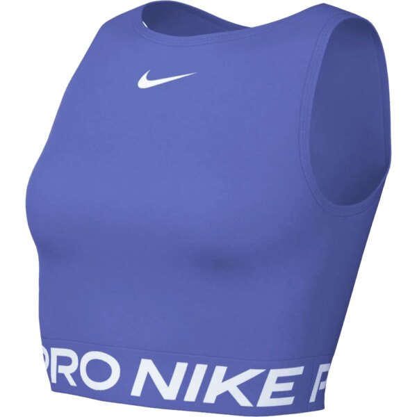 Nike-Nike-Pro-Dri-FIT-Crop-Tanktop-sapphire-blau Nike - Nike Pro Dri-FIT Crop Tanktop sapphire