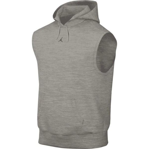 Nike-Nike-Jordan-Sport-Crossover-Aermelloser-Hoodie-grey-heather-grau Nike - Nike Jordan Sport Crossover Ärmelloser Hoodie grey heather