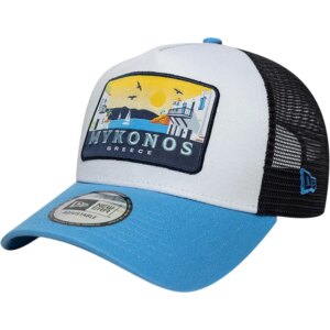 New - Era New Era Location Mykonos 9FORTY A-Frame Trucker Cap pastellblau