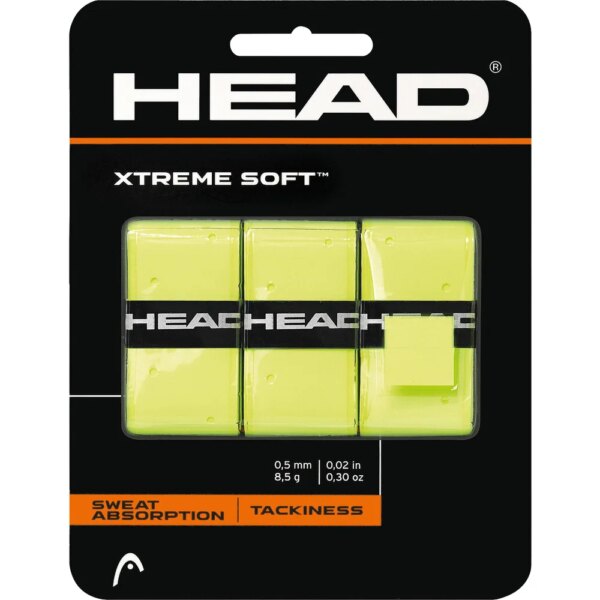 Head-Head-Xtreme-Soft-3er-Pack-gelb-gelb Head - Head Xtreme Soft 3er Pack weiß