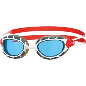 Zoggs - Zoggs Predator Schwimmbrille white red tinted blue