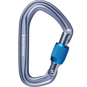 Black - Diamond HotForge Screwgate Karabiner gray