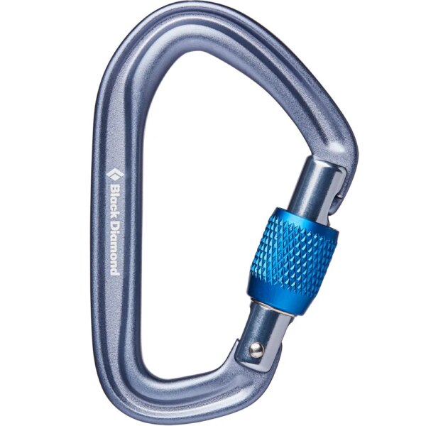 Black-Diamond-HotForge-Screwgate-Karabiner-gray-Standard Black - Diamond HotForge Screwgate Karabiner gray