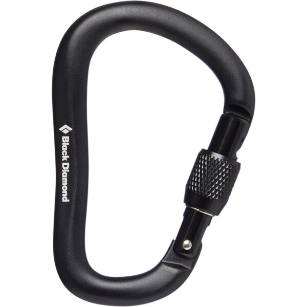 Black - Diamond RockLock Screwgate Karabiner schwarz