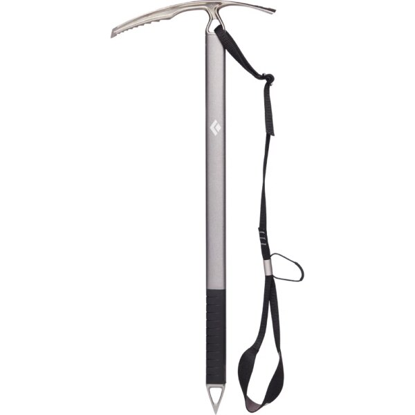 Black-Diamond-Raven-Grip-Eispickel-grau Black - Diamond Raven Grip Eispickel