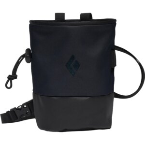 Black - Diamond Mojo Zip Chalk Bag carbon