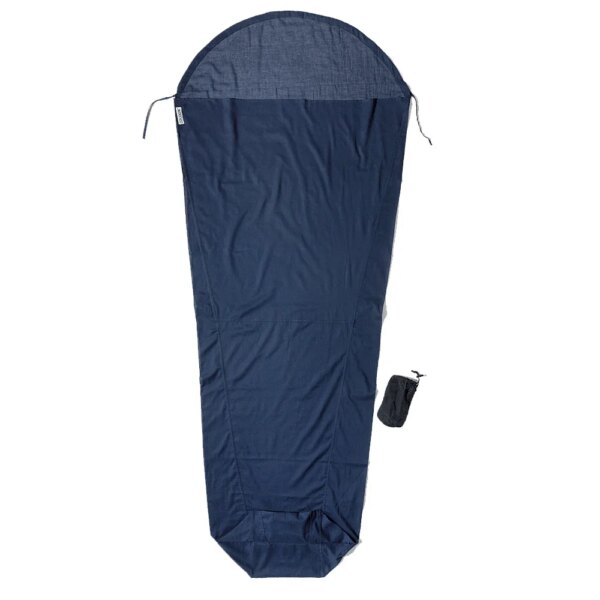 Cocoon-Cocoon-Mummy-Liner-Innenschlafsack-Aegyptische-Baumwolle-tuareg-blau Cocoon - Cocoon Mummy Liner Innenschlafsack Ägyptische Baumwolle tuareg
