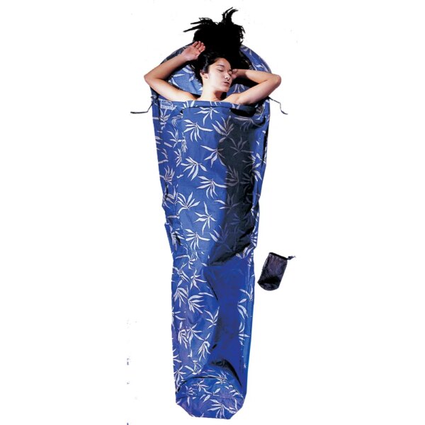 Cocoon-Cocoon-Innenschlafsack-Mumie-Leaves-blau Cocoon - Cocoon Innenschlafsack Mumie Leaves