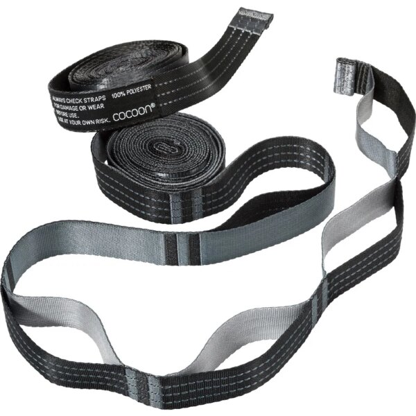 Cocoon-Cocoon-Haengematten-Straps-Improved-black-grey-schwarz Cocoon - Cocoon Hängematten Straps Improved black grey