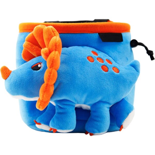 YY-Vertical-Chalk-Bag-Triceratops-blau-blau YY - Vertical Chalk Bag Triceratops blau