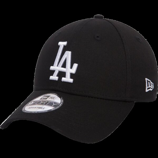 New-Era-Leage-Essential-9FORTY®-Cap-los-angeles-dodgers-schwarz-schwarz New - Era Leage Essential 9FORTY® Cap los angeles dodgers schwarz
