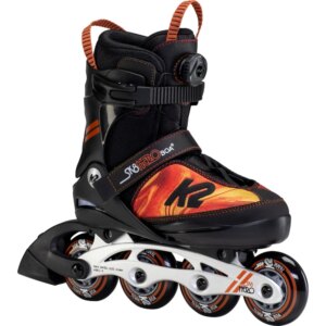 K2 - K2 SK8 Hero BOA® Alu Kinder black orange