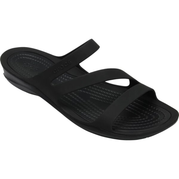 Crocs-Crocs-Swiftwater-Sandalen-schwarz-schwarz Crocs - Crocs Swiftwater Sandalen schwarz