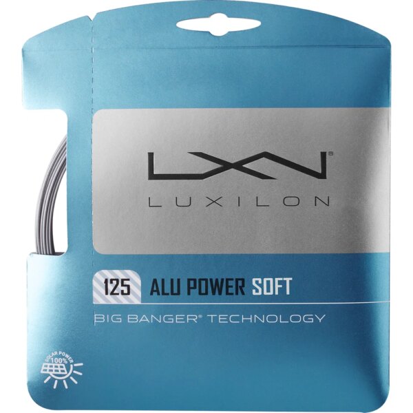 Luxilon - Luxilon ALU POWER® Soft 125 Tennissaite silber