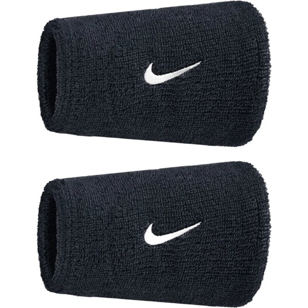 Nike-Nike-Doublewide-Schweissbaender-2er-Pack-schwarz-schwarz Nike - Nike Doublewide Schweißbänder 2er Pack schwarz