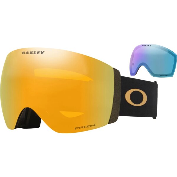 Oakley-Oakley-Flight-Deck-Pro-L-Skibrille-mettalic-black-gold-schwarz Oakley - Oakley Flight Deck Pro L Skibrille mettalic black gold