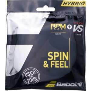 Babolat - Babolat RPM Blast 125+Touch VS 130 Set Tennissaite schwarz