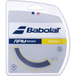 Babolat - Babolat RPM Rough 12m Tennissaite dunkelgrau
