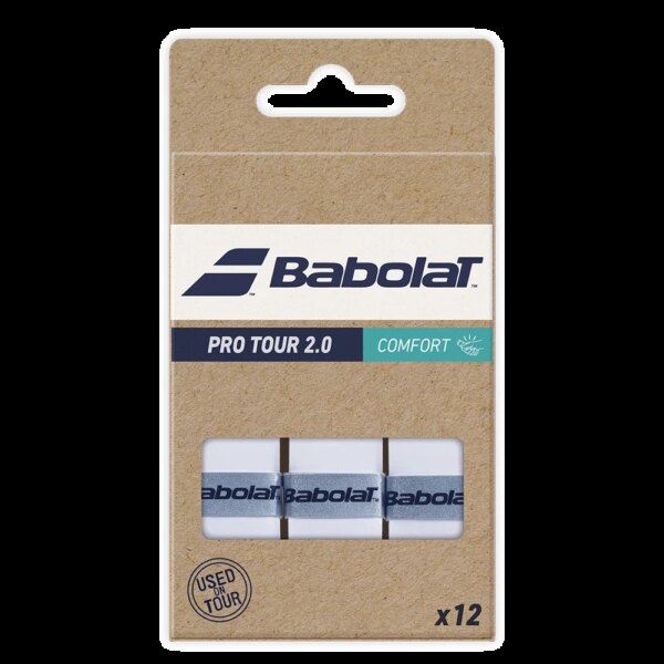 Babolat-Babolat-Pro-Tour-2.0-X12-Griffband-2025-weiss Babolat - Babolat Pro Tour 2.0 X12 Griffband 2025