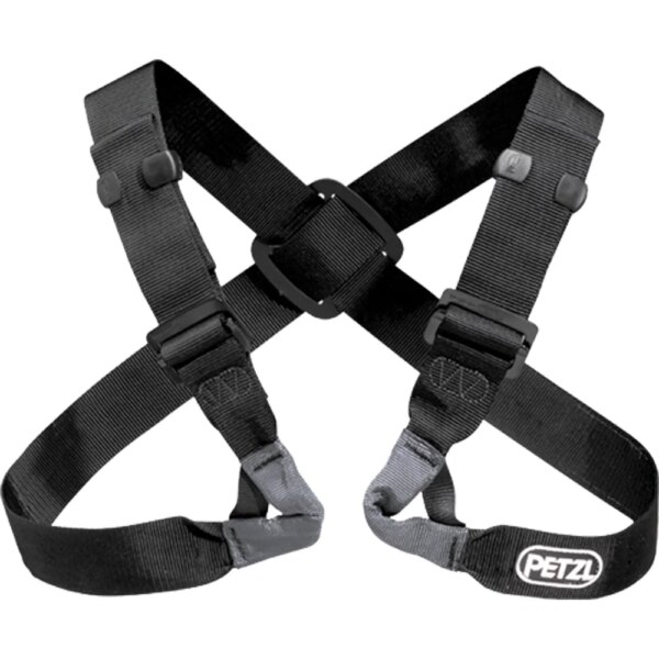 Petzl-Petzl-Voltige-Brustgurt-schwarz-schwarz Petzl - Petzl Voltige Brustgurt schwarz