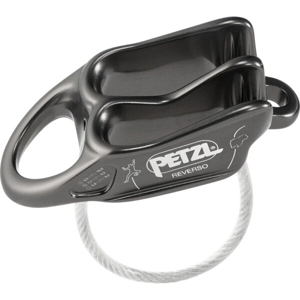 Petzl-Petzl-Reverso®-Sicherungsgeraet-grau-grau Petzl - Petzl Reverso® Sicherungsgerät grau