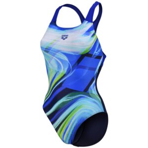 Arena - Arena Visual Waves Badeanzug navy