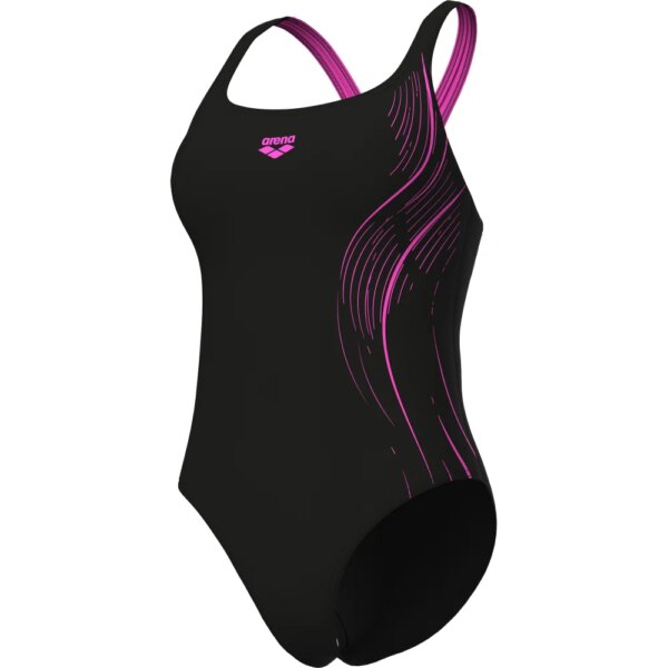 Arena-Arena-Scratch-Control-Pro-Back-Bustier-Badeanzug-schwarz-schwarz Arena - Arena Scratch Control Pro Back Bustier Badeanzug schwarz