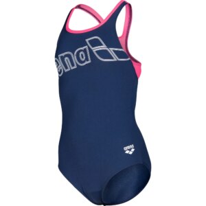 Arena - Arena Logo Swim Pro Badeanzug Mädchen navy