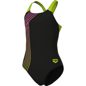 Arena - Arena Performance Sound Track Swim Pro Back Badeanzug Mädchen schwarz