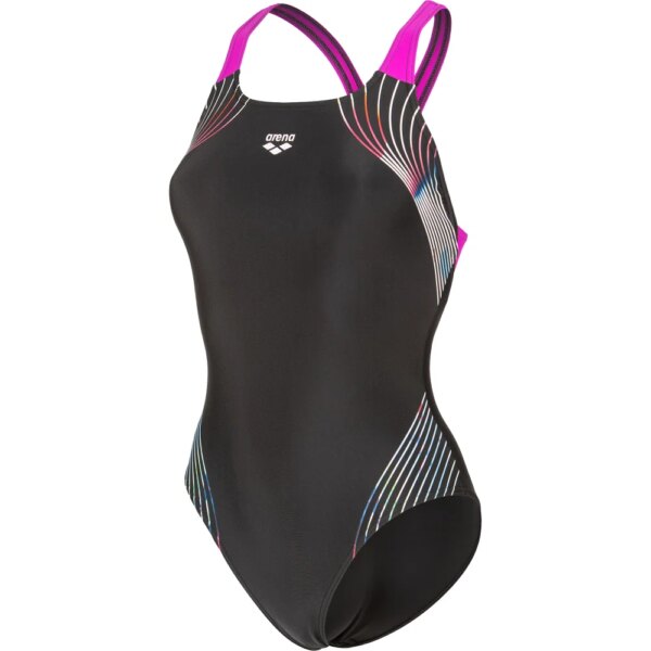 Arena-Arena-Nuance-Swim-Pro-Back-Badeanzug-schwarz-schwarz Arena - Arena Nuance Swim Pro Back Badeanzug schwarz