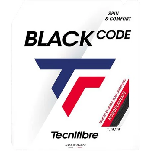 Tecnifibre - Tecnifibre Black Code 1.28 Tennissaite schwarz