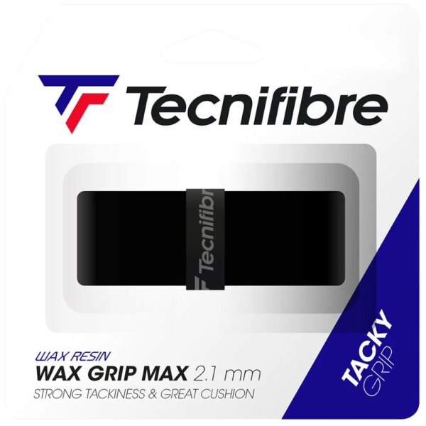 Tecnifibre-Tecnifibre-Wax-Max-Grip-Griffbaender-schwarz-schwarz Tecnifibre - Tecnifibre Wax Max Grip Griffbänder schwarz